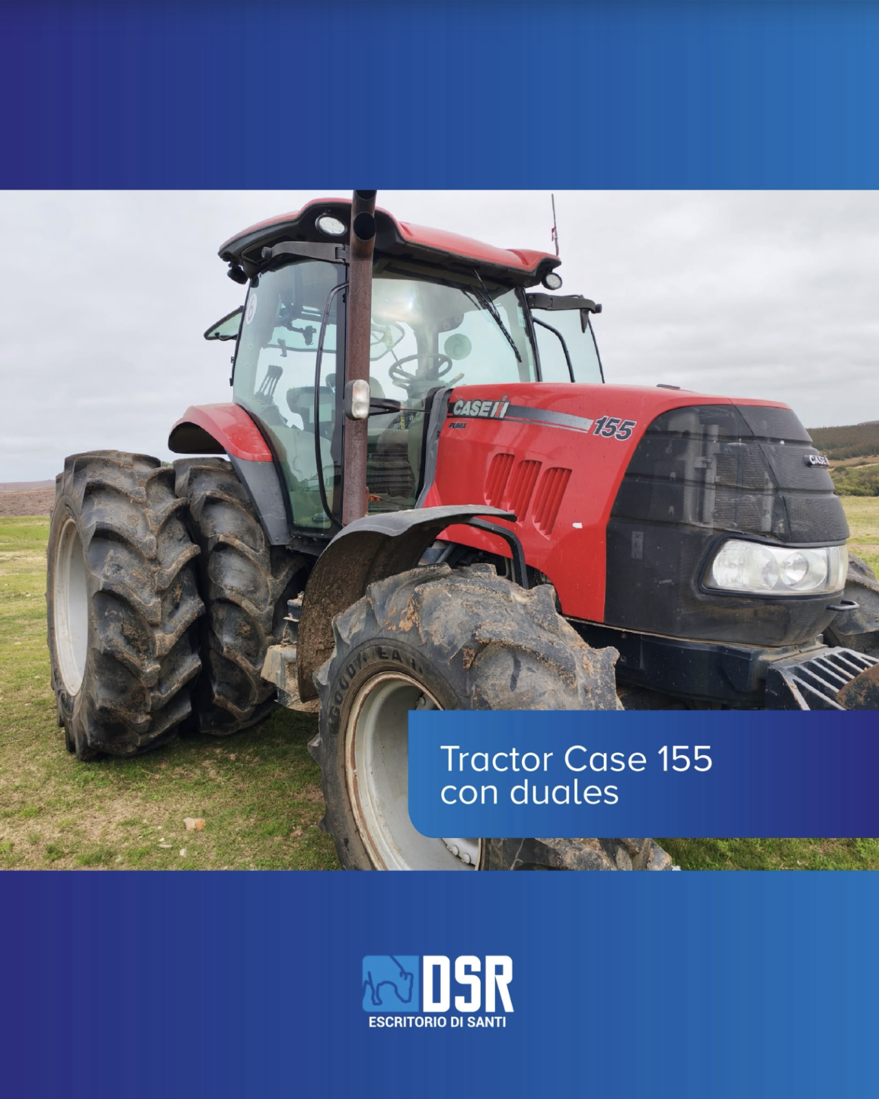 Tractor Case 155 con duales